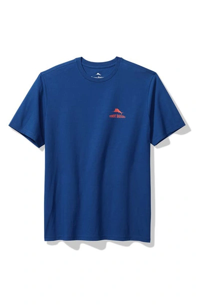 Tommy Bahama Men's Cask & You Shall Receive Short Sleeve Graphic T-shirt In Dk Blue Muse