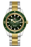 Rado Captain Cook Automatic Watch, 42mm In Two Tone  / Black / Gold / Gold Tone