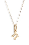 MIRANDA FRYE SOPHIE CUSTOMIZED INITIAL PENDANT NECKLACE