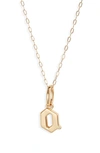 MIRANDA FRYE SOPHIE CUSTOMIZED INITIAL PENDANT NECKLACE