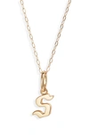 MIRANDA FRYE SOPHIE CUSTOMIZED INITIAL PENDANT NECKLACE