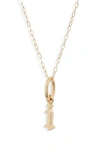 MIRANDA FRYE SOPHIE CUSTOMIZED INITIAL PENDANT NECKLACE