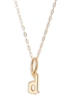 MIRANDA FRYE SOPHIE CUSTOMIZED INITIAL PENDANT NECKLACE