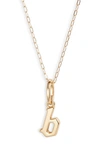 MIRANDA FRYE SOPHIE CUSTOMIZED INITIAL PENDANT NECKLACE