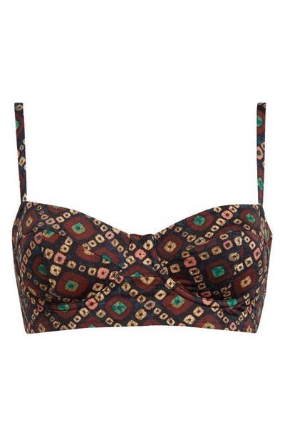 Ulla Johnson Zahara Bikini Top Bronzite M