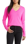 CASLON WOOL BLEND V-NECK SWEATER