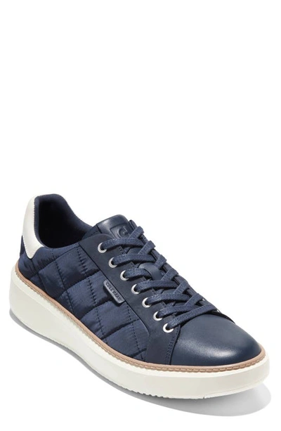 Cole Haan Men's Grandpr Topspin Lace Up Trainers In Navy Blazer-ivory