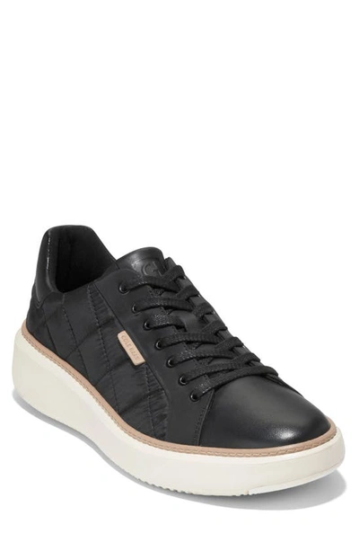 Cole Haan Men's Grandpr Topspin Lace Up Sneakers In Black-dark Latte-ivory