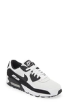 Nike Men's Air Max 90 Shoes In White/ Black/ White