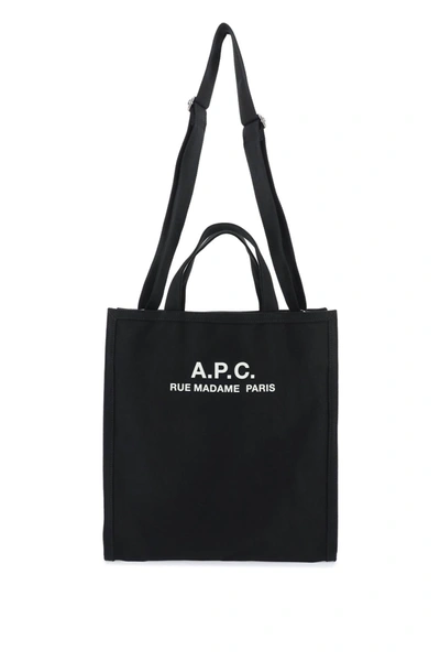 Apc A.p.c. Récupération Canvas Shopping Bag Men In Multicolor