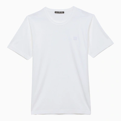 ACNE STUDIOS ACNE STUDIOS OPTIC WHITE CREW NECK T SHIRT