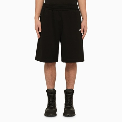 Burberry Man Shorts & Bermuda Shorts Black Size Xs Cotton
