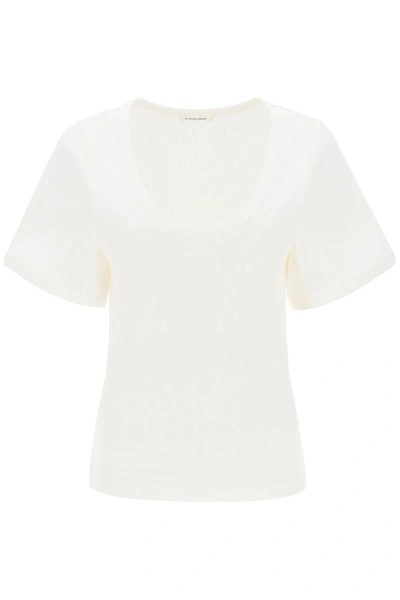 BY MALENE BIRGER BY MALENE BIRGER LUNAI RIBBED T SHIRT