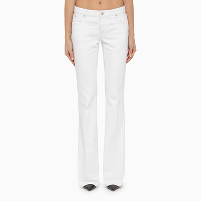 DSQUARED2 DSQUARED2 WHITE DENIM TROUSERS