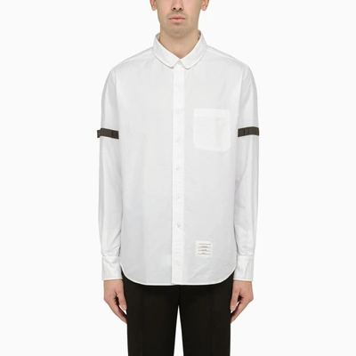 Thom Browne White Cotton Shirt With Detail