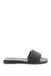 TORY BURCH TORY BURCH DOUBLE T LEATHER SLIDES