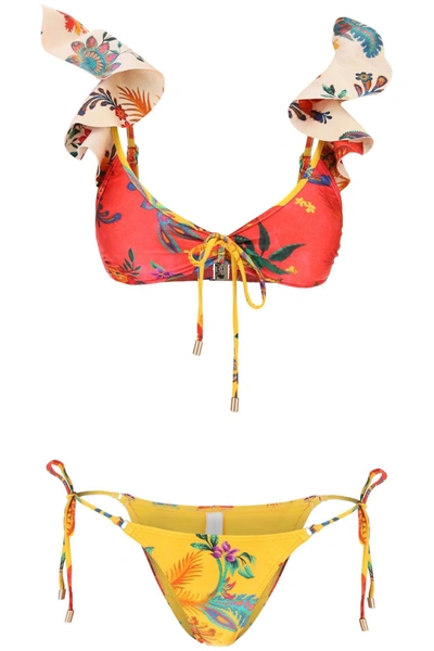 Zimmermann Ginger Bikini Set In Multi-colored