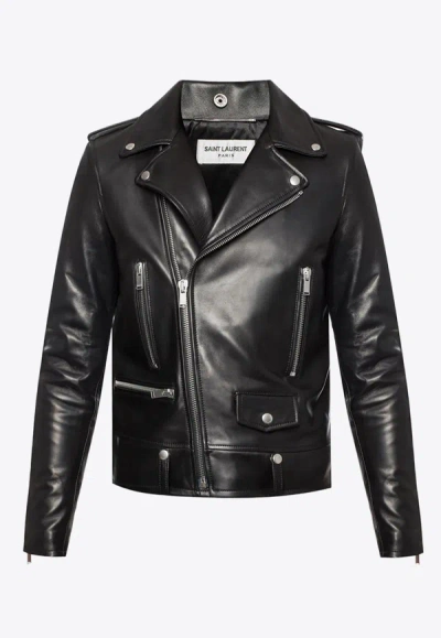 SAINT LAURENT BIKER LEATHER JACKET