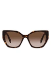 PRADA PRADA 56MM CAT EYE SUNGLASSES