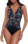 MIRACLESUIT BRONZE REIGN CHAMER ONE-PIECE SWIMSUIT