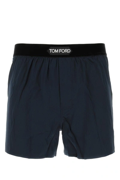 Tom Ford Man Blue Satin Boxer