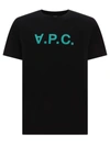Apc A.p.c. T-shirt In Noir/vert