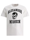 Alexander Mcqueen Alexander Mc Queen Skull T Shirt In White 1