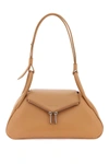 Amina Muaddi Gemini Zip Napa Leather Shoulder Bag