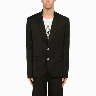 Balmain Single Breasted Tailored Jacket In Black