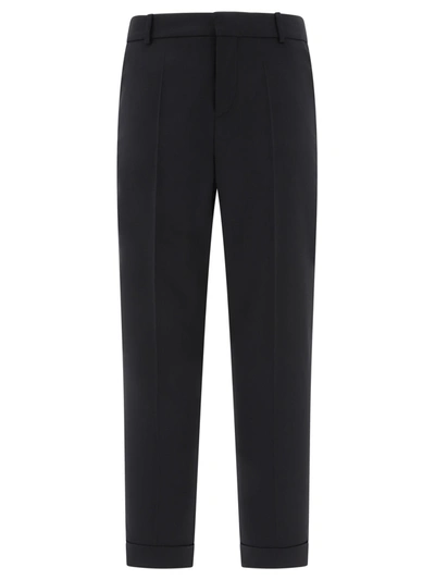 Balmain Wool Pants In Black