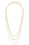 STERLING FOREVER KORI TRIPLE LAYERED NECKLACE