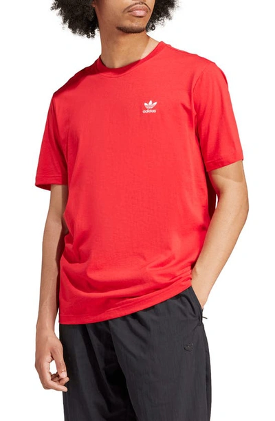 Adidas Originals Mens  Adicolor Essential Trefoil T-shirt In Red