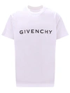GIVENCHY COTTON T-SHIRT WITH LOGO PRINT