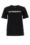 Burberry Black T-shirt With Bold Logo Design
