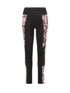 Versace Barocco-print Leggings In Black