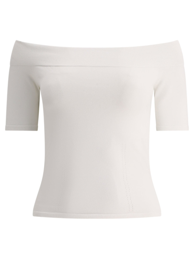 ALEXANDER MCQUEEN ALEXANDER MC QUEEN BOAT NECK TOP