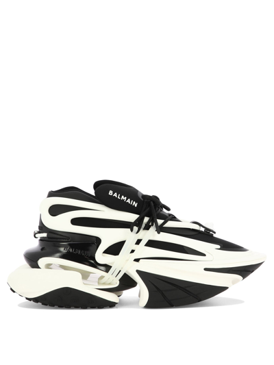 Balmain Sneakers In White,black