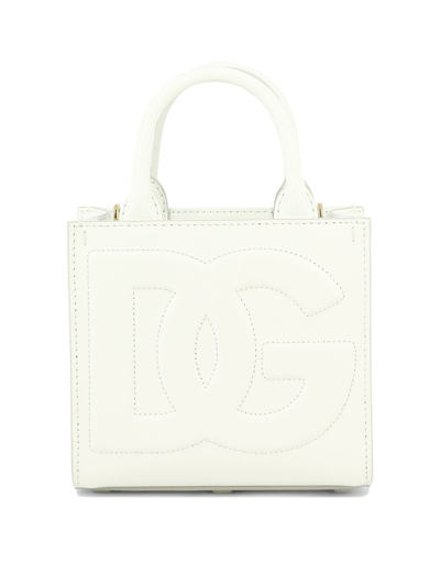 Dolce & Gabbana Dg Daily Shoulder Bags White