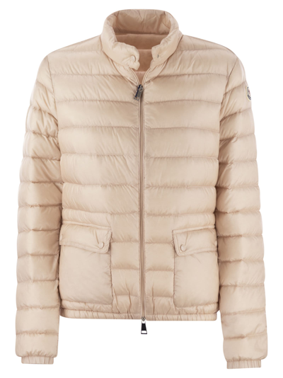 Moncler Lans Quilted Down Jacket In Light Pink
