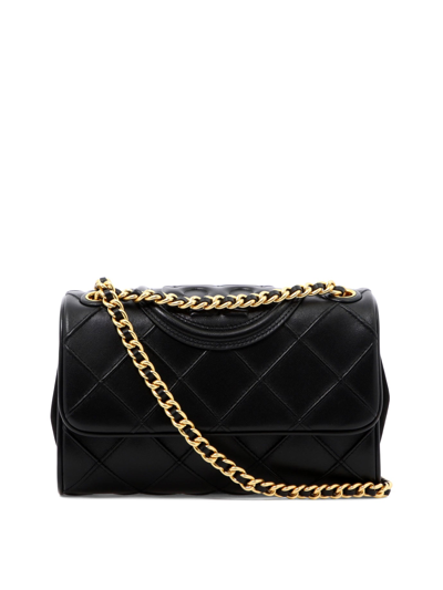 Tory Burch Fleming Convertible Shoulder Bag In Black