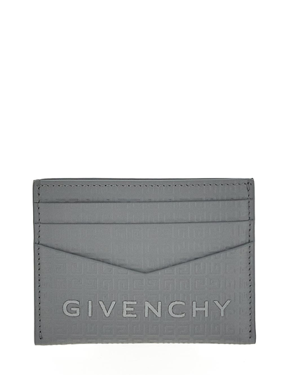 Givenchy Card Holder In Light Grey