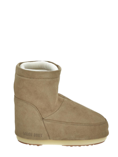 Moon Boot Icon Low Nolace Suede In Beige