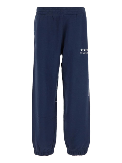 Givenchy Logo Sweatpant In Blue