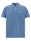 Apc A.p.c. Austin Polo Shirt In Blue 1