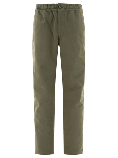 A.p.c. Chuck Trousers In Green