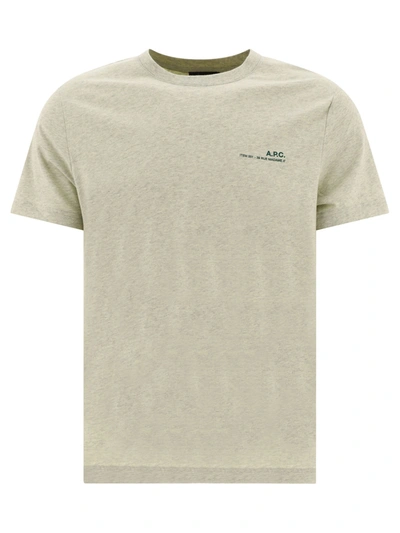Apc T-shirt With Logo In Green