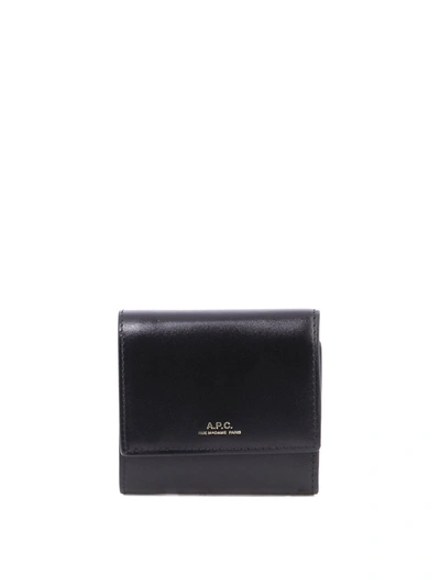 A.p.c. Small Leather Goods In Black