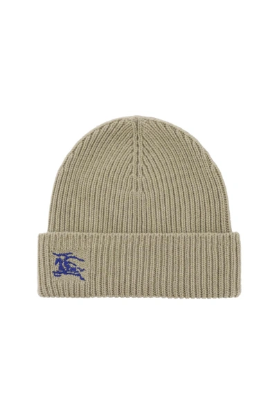 Burberry Ekd Beanie Hat Men In Khaki