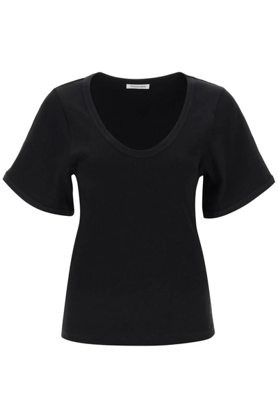 By Malene Birger Lunai Organic Cotton Blend T-shirt In Black