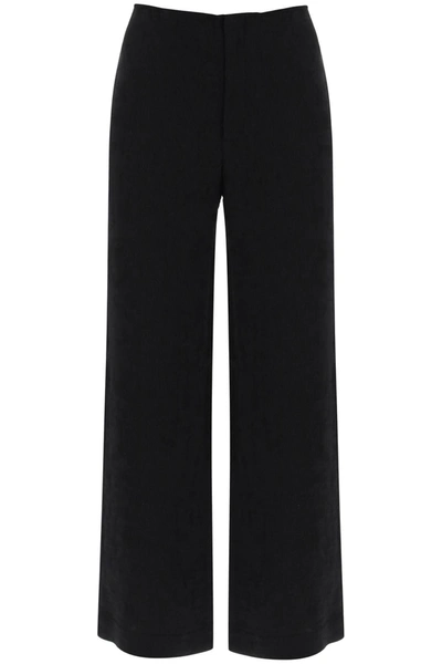 By Malene Birger Marchei Wide Leg Trousers In Black